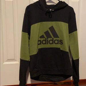 Adidas green/black sweatshirt